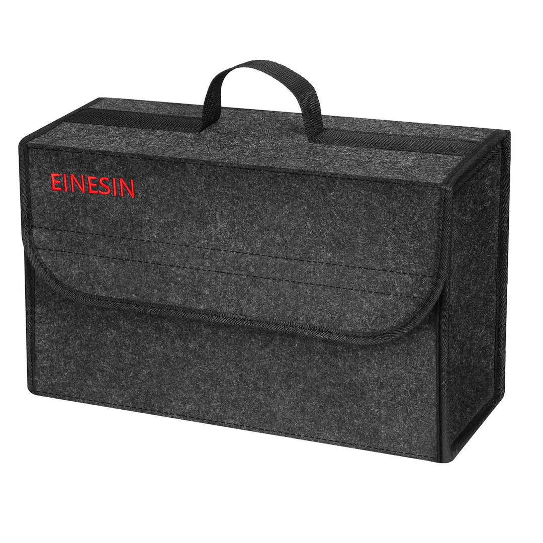 Auto Organizer Toolbag, Kofferraum Organizer aus Filz mit Klett Fixierung, Auto Zubehör für Werkzeug