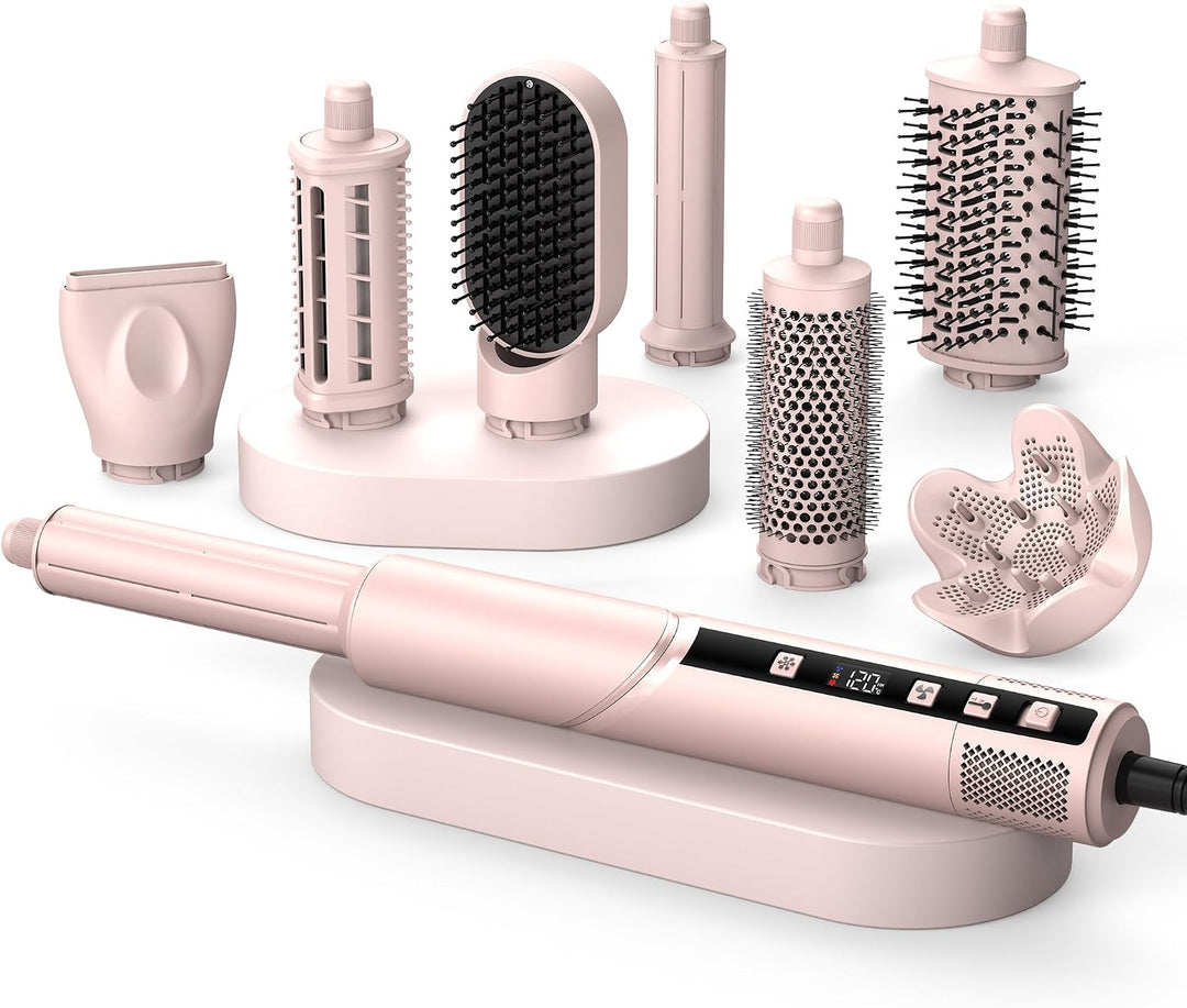 Pro Hairstyler 8 in 1 Set - 1400w Ionen Haartrockner Mit Diffusor | 110000 U/Min Airstyler Haarstyle