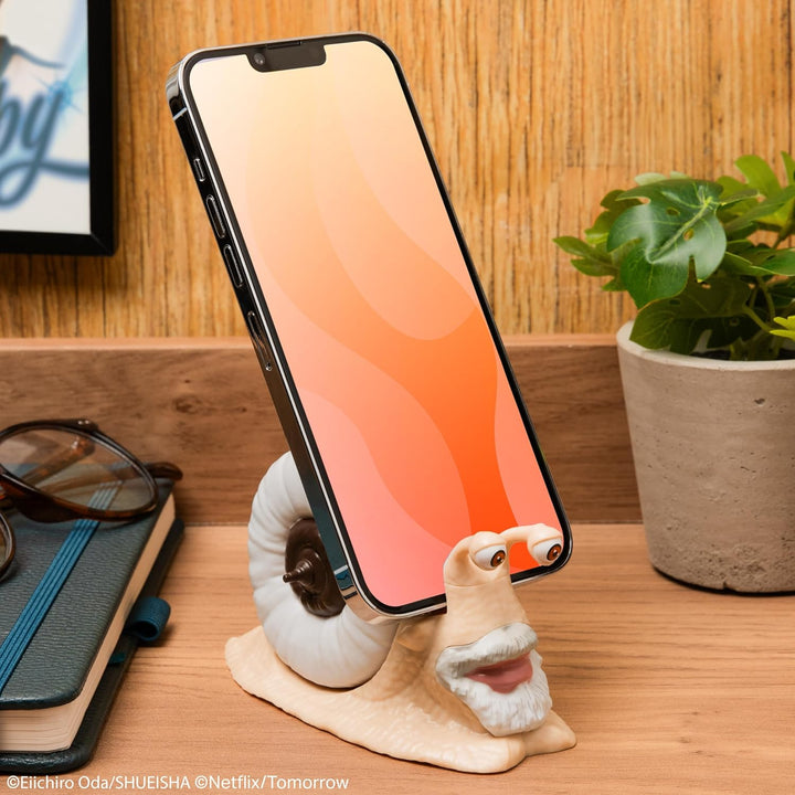 Paladone One Piece Snail Smartphone Holder – Den Den Mushi Handyhalter Inspiriert von Vice Admiral G