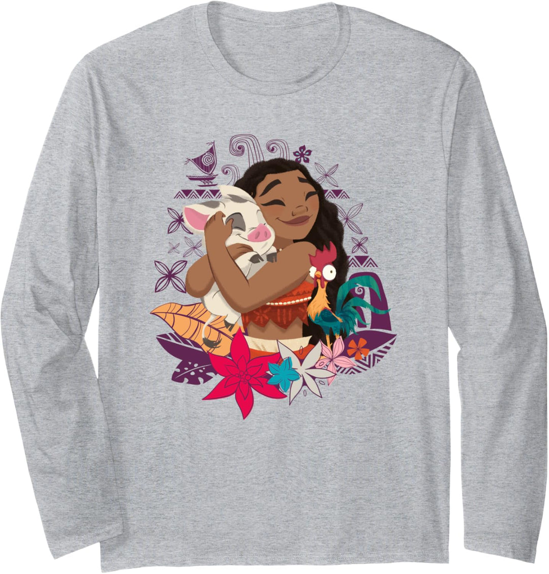 Vaiana Pua Hei Hei Love Langarmshirt