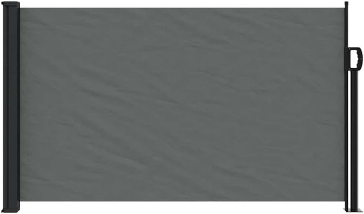 vidaXL Ausziehbare Seitenmarkise Anthrazit 120x500 cm 120 x 500 cm Anthrazit, 120 x 500 cm Anthrazit