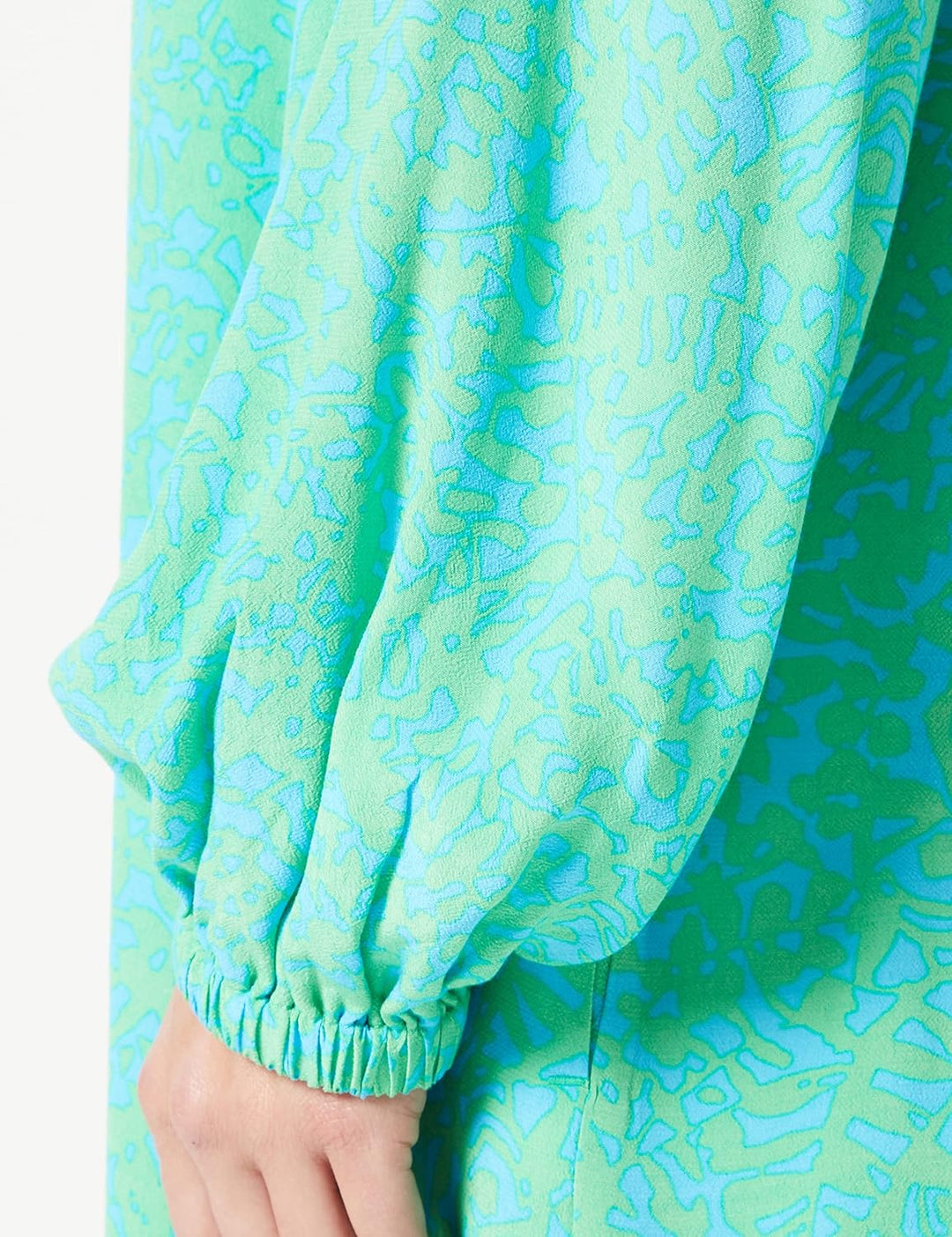comma Damen Kleid 38 Grün 62c1, 38 Grün 62c1