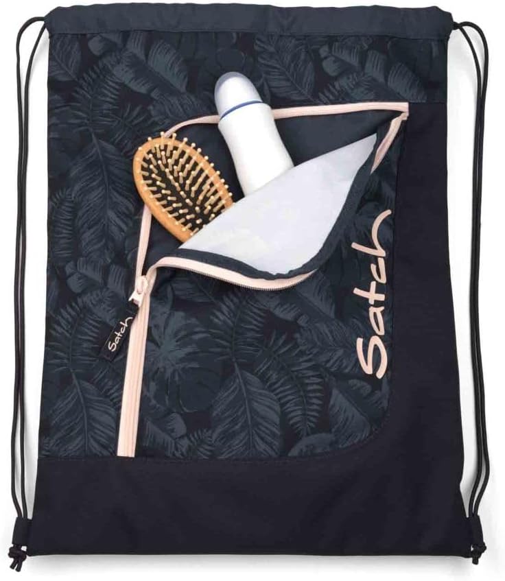 Satch Air Schulrucksack Set 3tlg. inkl. Sportbeutel (Midnight Jungle), Midnight Jungle