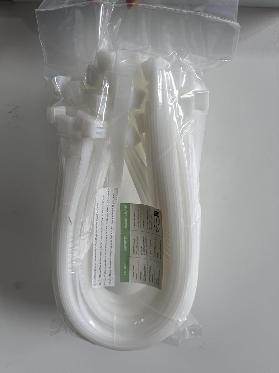 XINGO 100 Stück Kabelbinder Weiss, 650mm x 9mm breit kabelbinder, Zugfestigkeit 80KG, UV Beständig K