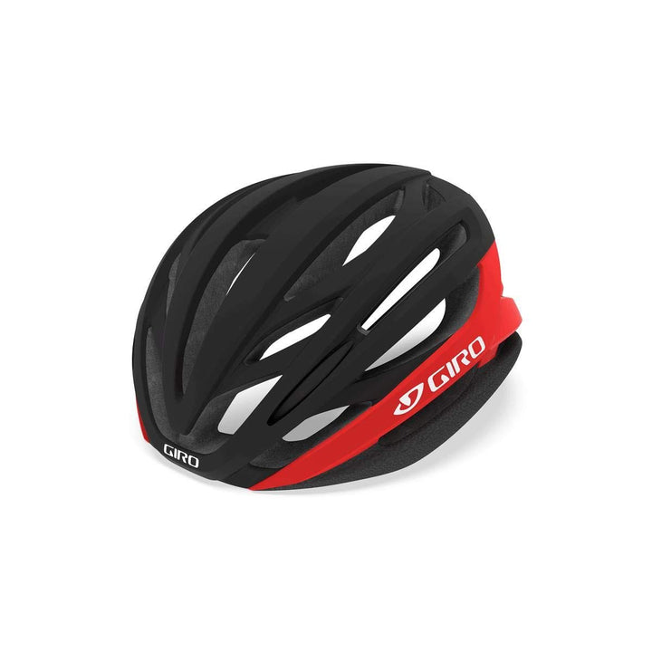 Giro Unisex – Erwachsene Syntax Fahrradhelm Road M Matte Black/Bright Red 22, M Matte Black/Bright R