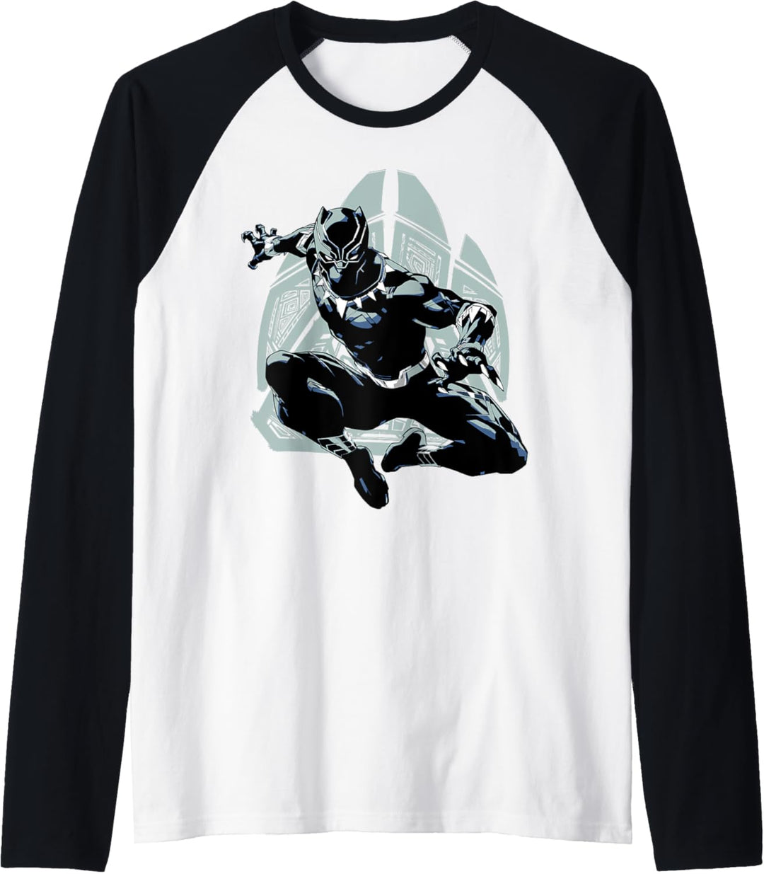 Marvel Black Panther Paw Action Pose Raglan