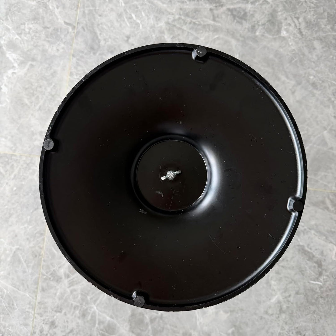 Eleganter runder Beistelltisch – 33 cm künstlerisch gemusterter Getränketisch mit glänzender Tablett