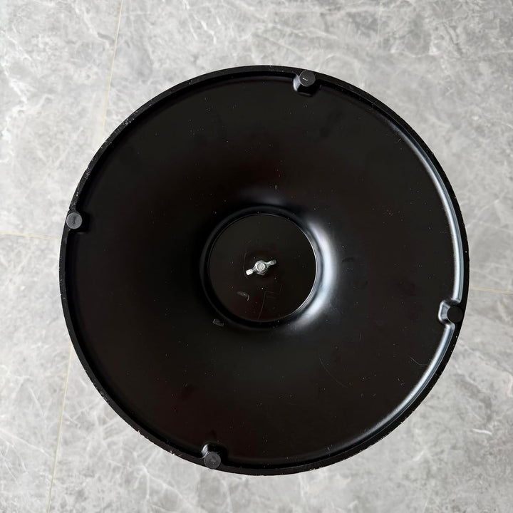 Eleganter runder Beistelltisch – 33 cm künstlerisch gemusterter Getränketisch mit glänzender Tablett