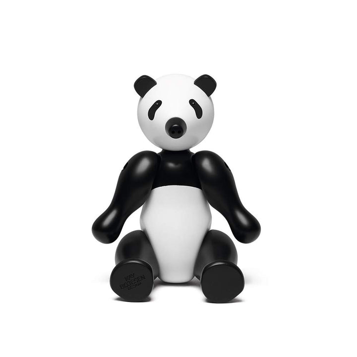 Kay Bojesen Panda klein Figuren 15 cm Holzfiguren Weihnachtsdekoration, schwarz 15cm, 15cm