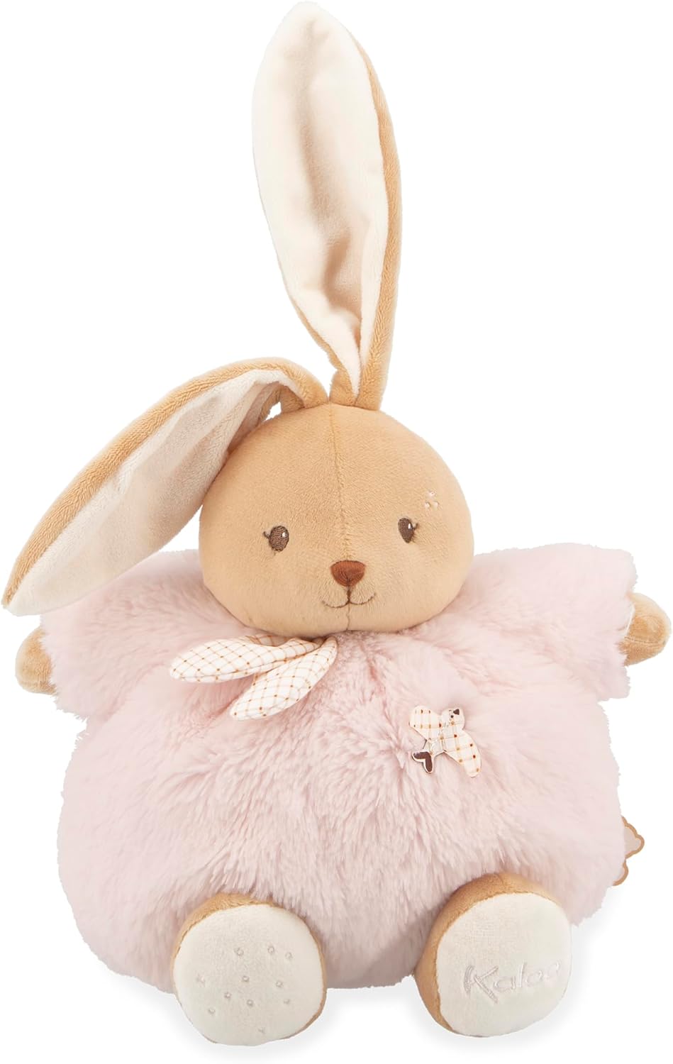 KALOO - Schmusetuch Kaninchen Rosa 17cm - Ultraweiches und Flauschiges Plüschtier für Babys - Zärtli