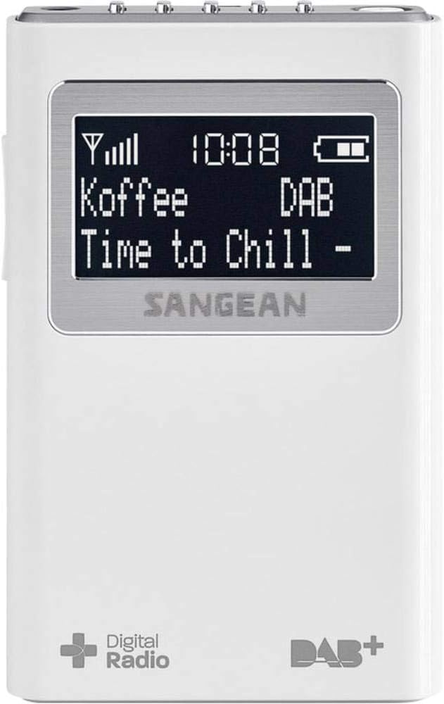 Sangean DPR-39 tragbares DAB+ Digitalradio weiss