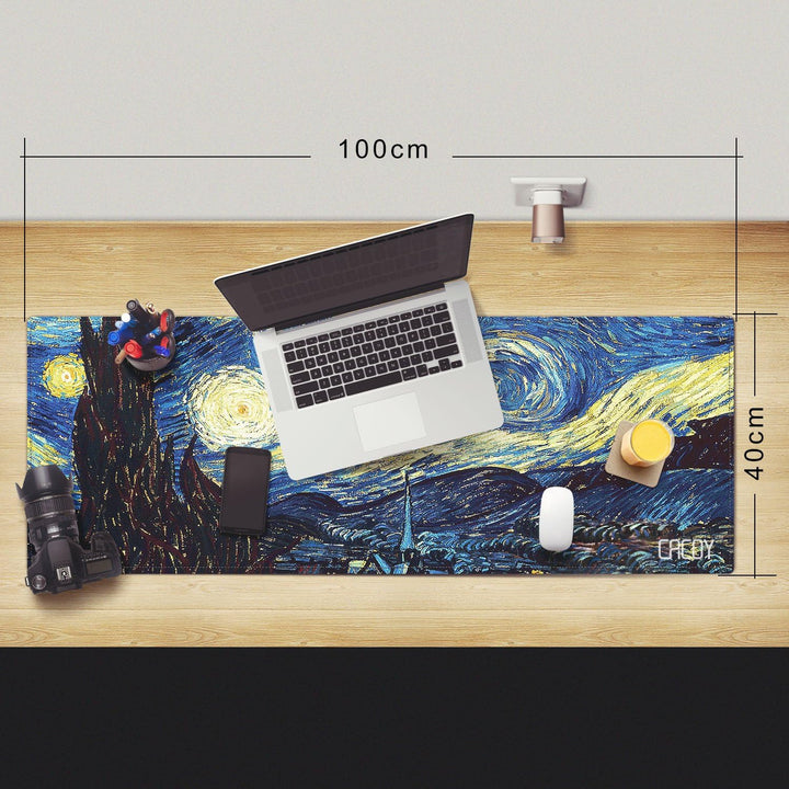 Cacoy Gaming Mauspad XXL, 1000x400 mm Übergrösse Grosses Rechteckig Gaming-Mauspad, Office Schreibti