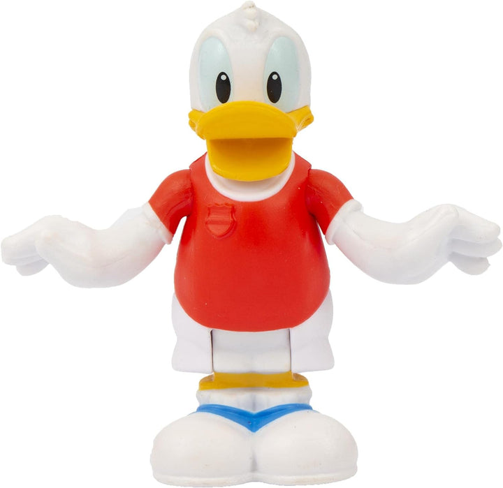 Mickey, 2 bewegliche Figuren, 7,5 cm, mit Zubehör, Fussballspielzeug, für Kinder ab 3 Jahren, McC042
