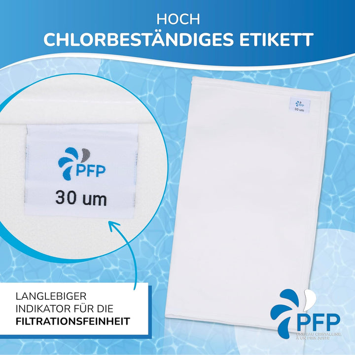 Poche filtrante Filtertasche kompatibel mit Pool Desjoyaux, 2 x 30