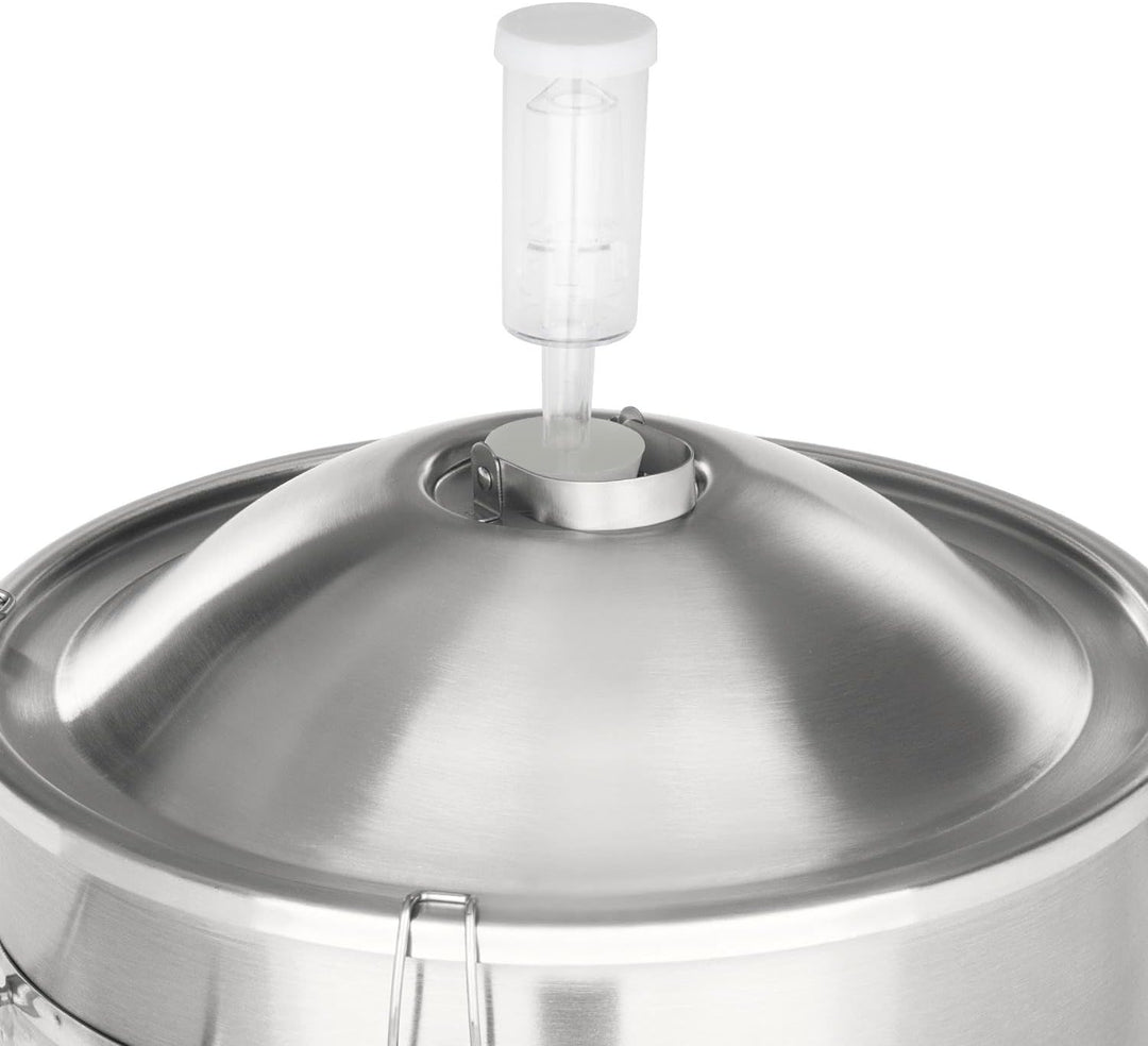 Klarstein Maischfest Gärkessel - Fermentierkessel, Bierbraugerät, Gärbehälter, 30 L, Ablasshahn, Ede