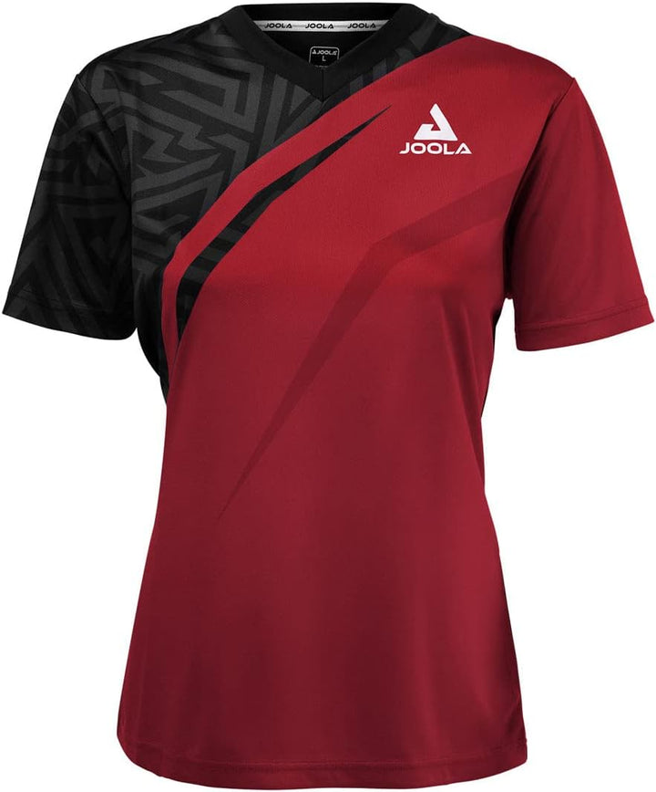 JOOLA Hemd Synergy Lady L Rot/Schwarz, L Rot/Schwarz