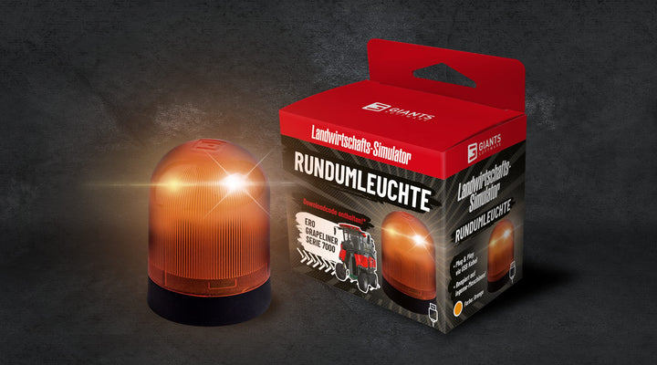 Farming Simulator Beacon Light Rundumleuchte (reagiert auf Maschinen im Spiel, Anschluss USB Kabel T