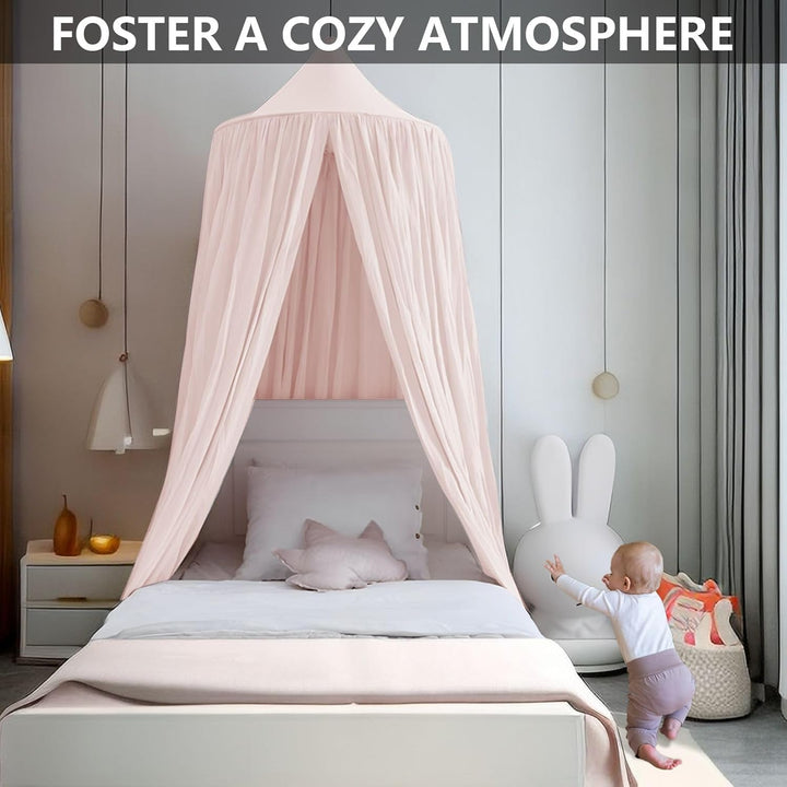 Ginkago Baldachin Kinderzimmer Baby Betthimmel Riesig Betthimmel Kinder Himmelbett Vorhänge Prinzess