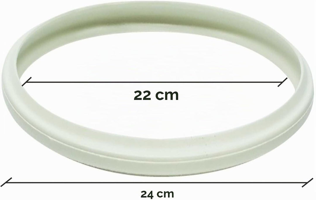 Magefesa Dichtung für Schnellkochtopf, Silikon, Weiss, 22 cm