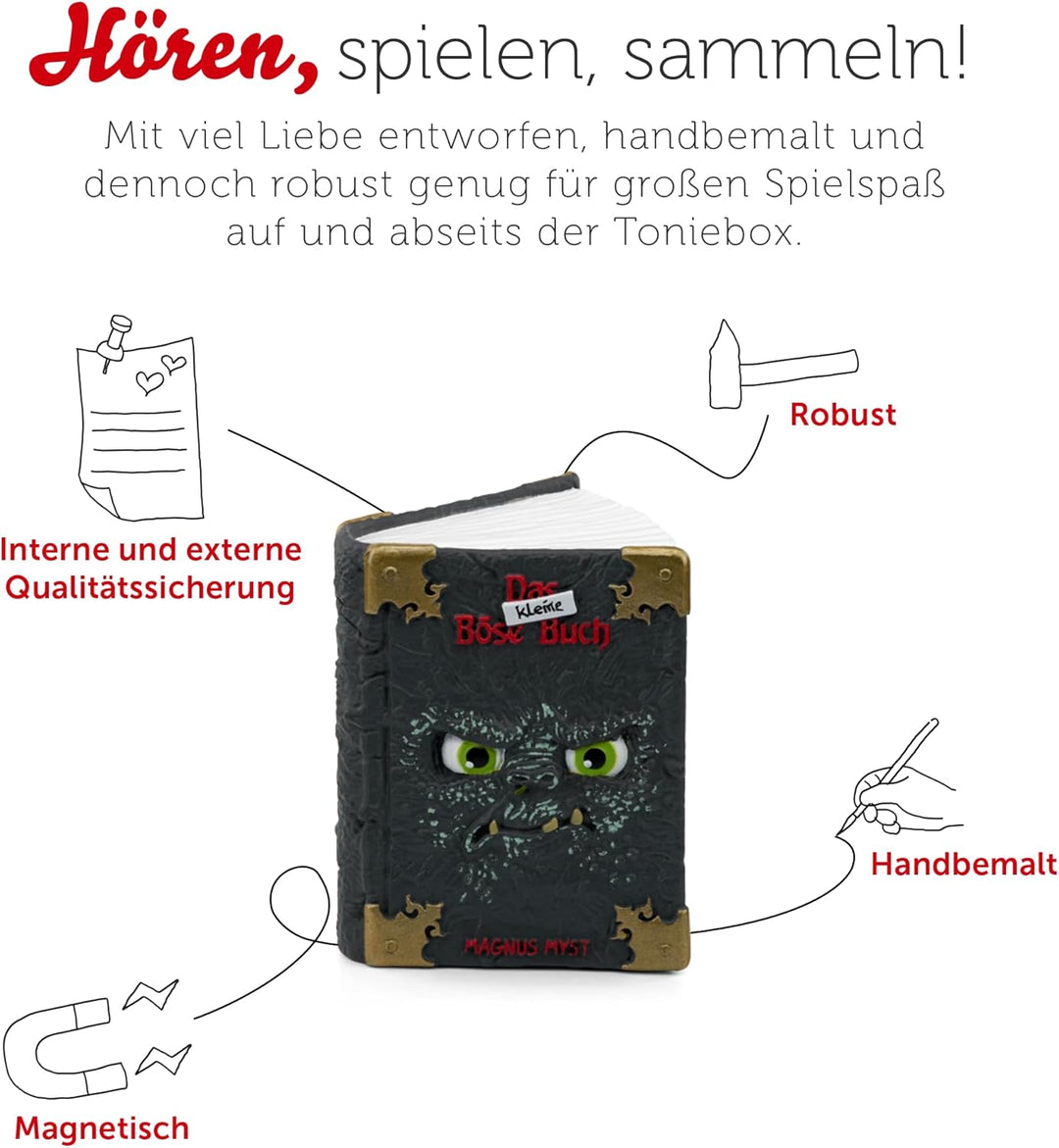 tonies Hörfiguren für Toniebox, Das kleine Böse Buch, Hörbuch für Kinder ab 8 Jahren, Spielzeit ca.