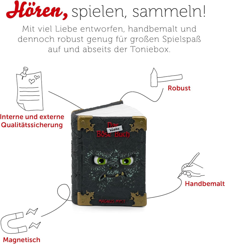 tonies Hörfiguren für Toniebox, Das kleine Böse Buch, Hörbuch für Kinder ab 8 Jahren, Spielzeit ca.