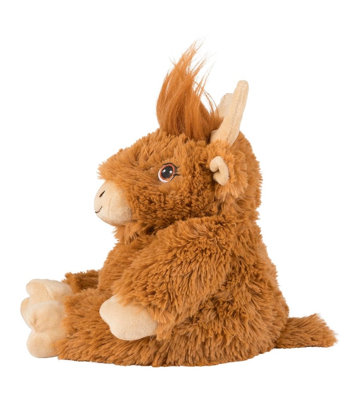 Warmies® Wärmekissen/Stofftier"Hochlandrind" Hirse Lavendelfüllung 28cm 750g