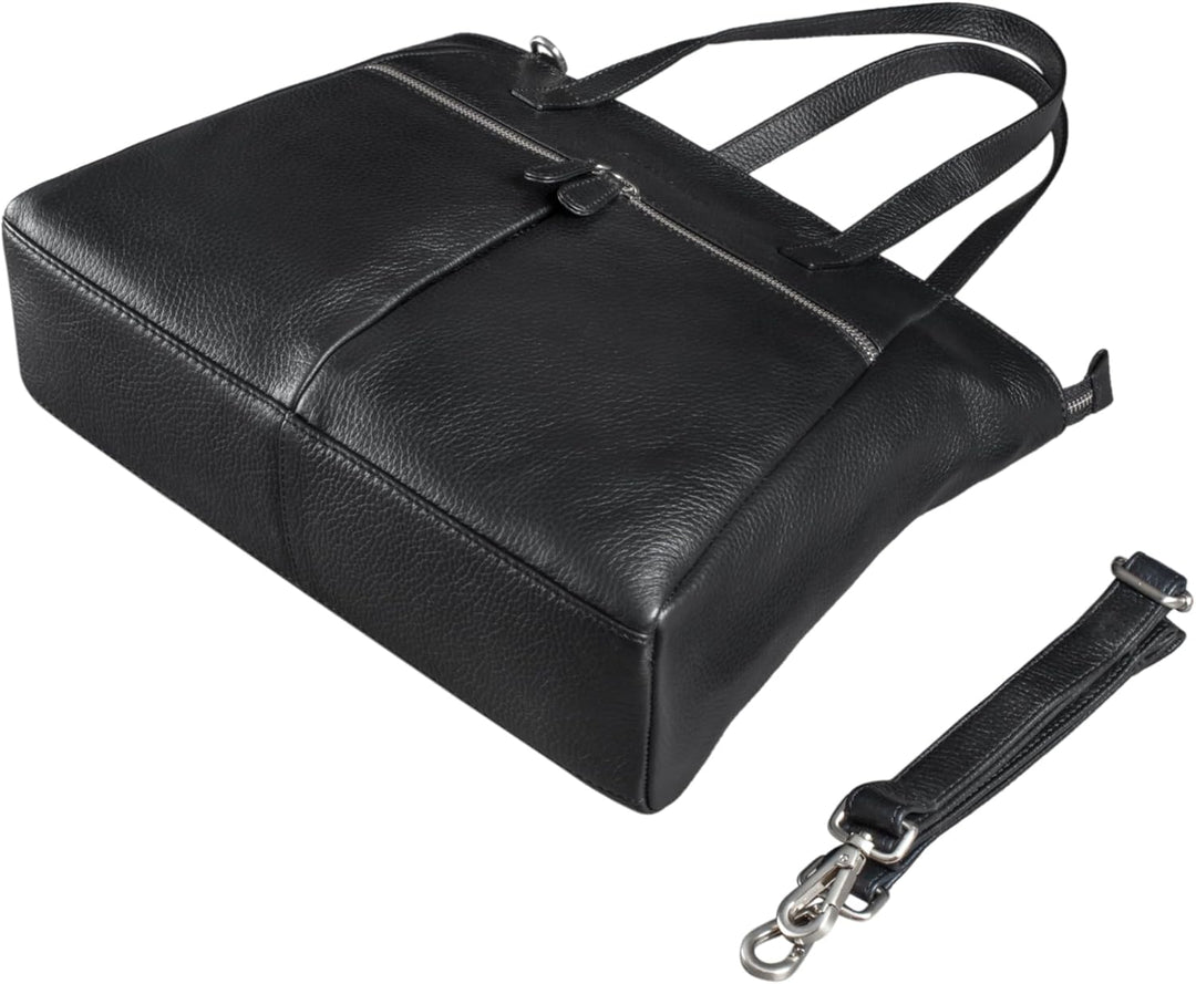 STILORD 'Madeleine' Grosse Umhängetasche Damen Leder Vintage Schultertasche Elegante Businesstasche