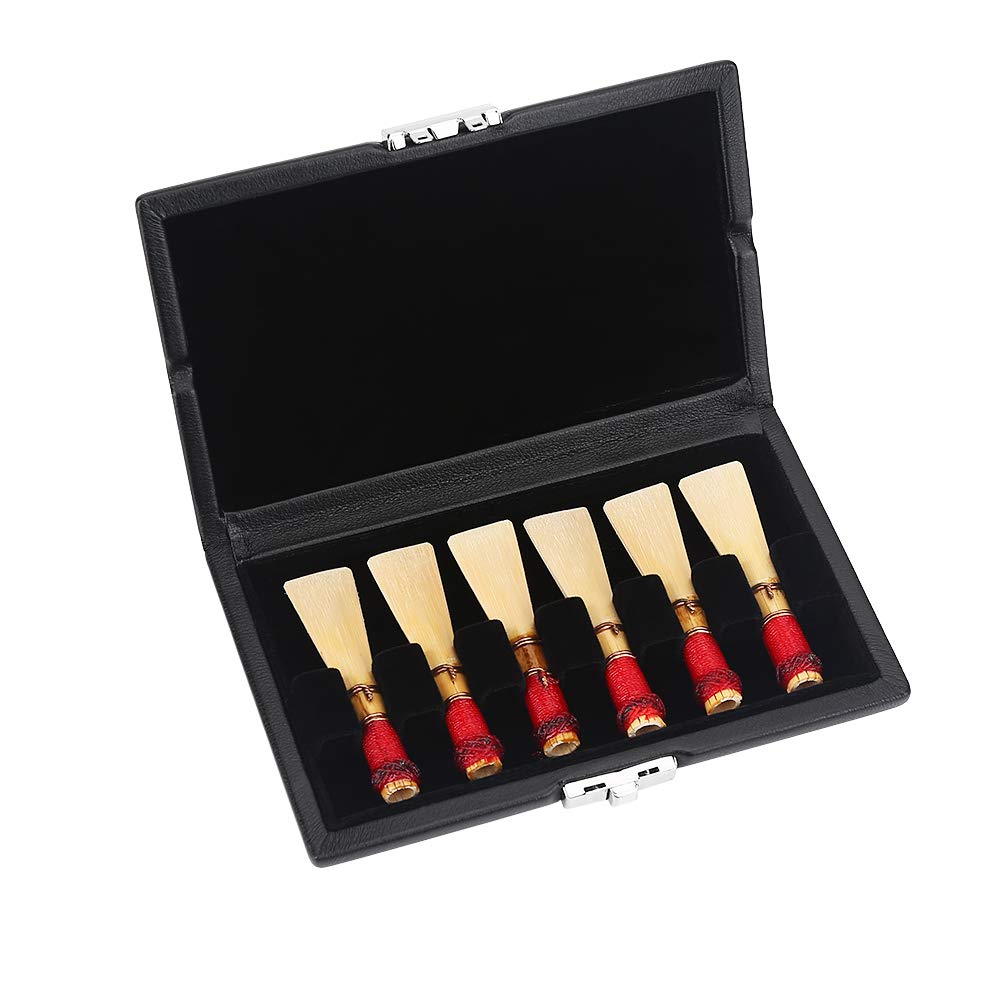 Reed Container,Bassoon Reed Case,Bassoon Reed Case Fagottrohr Box Fagott Zubehör,Pu Leder Abdeckung