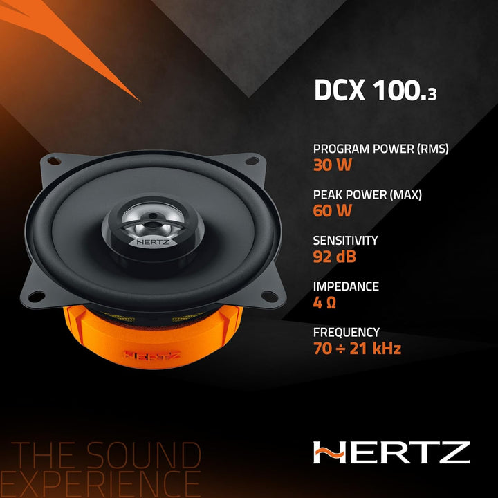 Hertz DCX100.3 2-Wege-Lautsprechersystem (10 cm,