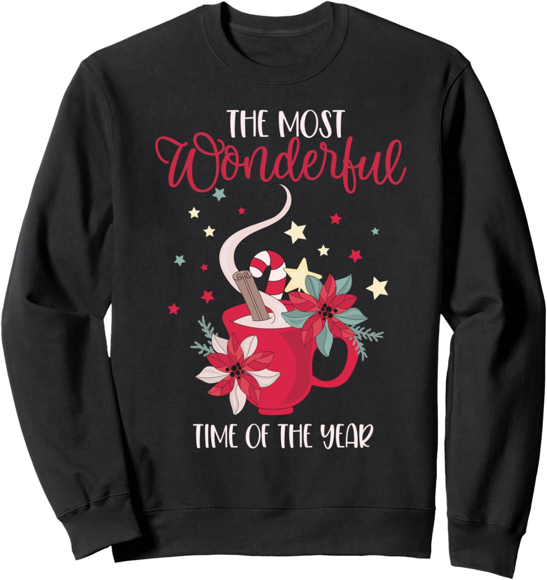 T-Shirt mit Aufschrift "It's The Most Wonderful Time The Year" Sweatshirt