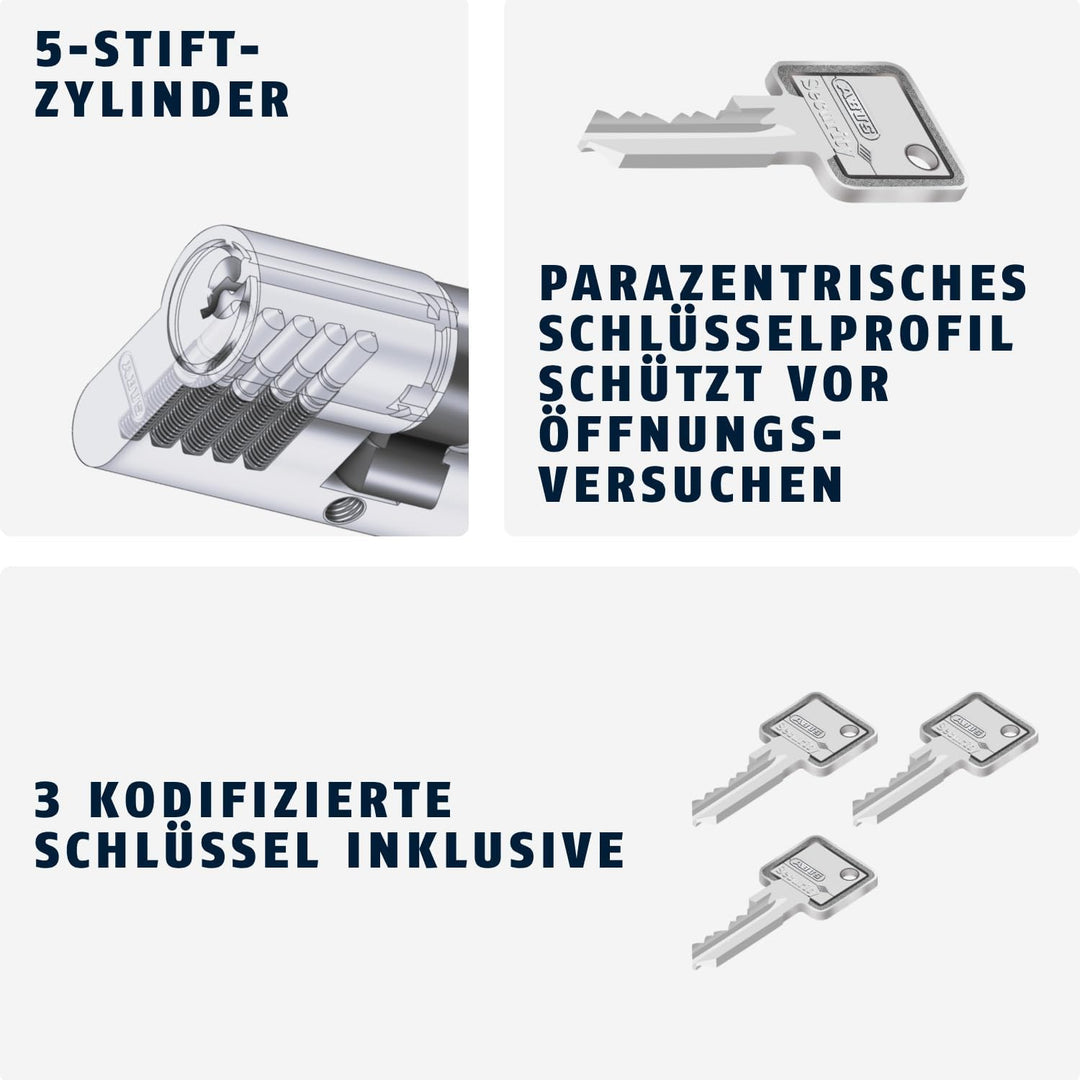 ABUS Profil-Zylinder C83N 35/45, 03066 35/45 vs., 35/45 vs.