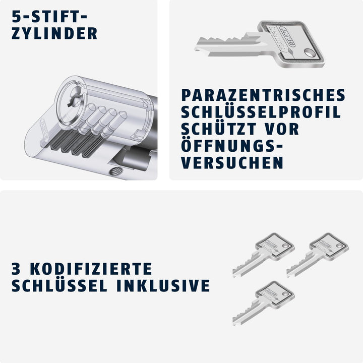 ABUS Profil-Zylinder C83N 35/45, 03066 35/45 vs., 35/45 vs.