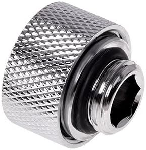 Alphacool 17382 HT 13mm HardTube Anschraubtülle G1/4 - gerändelt - Chrome Sixpack Wasserkühlung Ansc