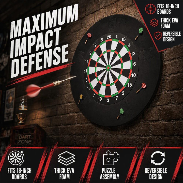 Foreverup 45.5cm Dartscheibe Schutzring, Dart Catchring Surround