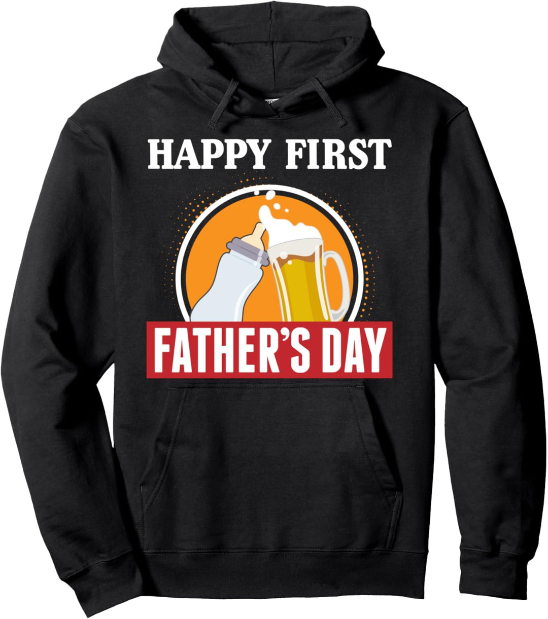 Frohen Vatertag urkomisches Grafikdesign Pullover Hoodie