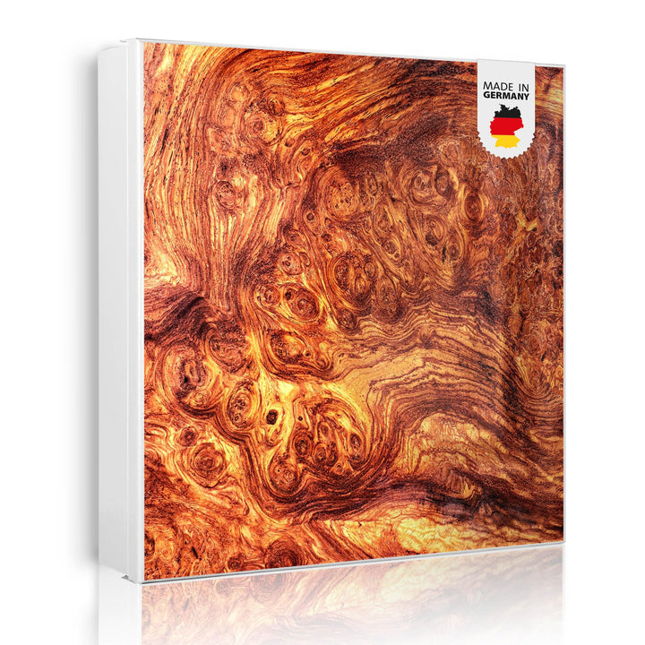 banjado Grosser Schlüsselkasten Glas - Schlüsselbox 30x30cm mit 50 Haken - Schlüsselkasten modern fü