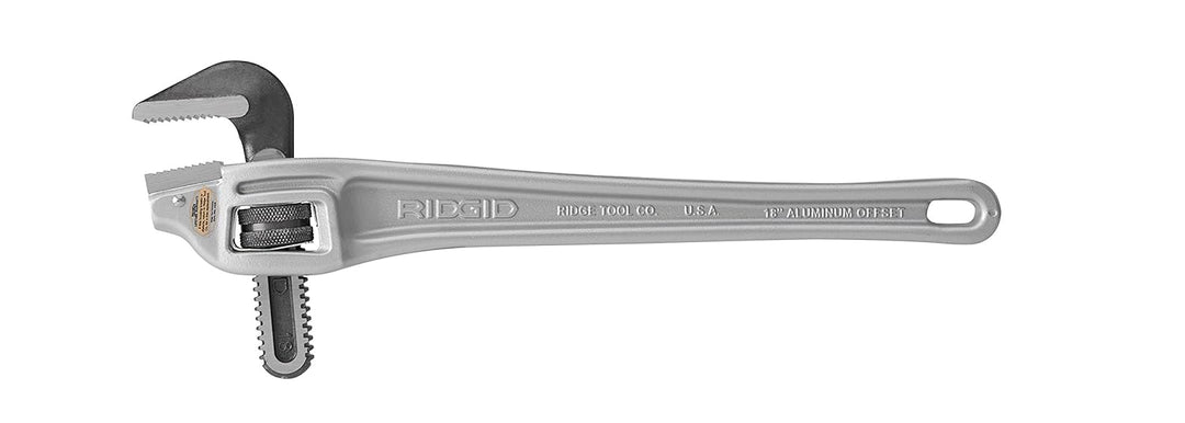 RIDGID 31125 Modell 18 Eckrohrzange aus Aluminium, 18" Sanitär-Schraubenschlüssel 18 inch, 18 inch