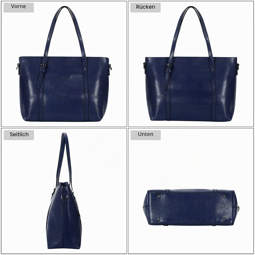 HAWEE Damen Crossbody Handtasche Grosse Shopper Umhängetasche Kunstleder Tote Schultertasche Mode He