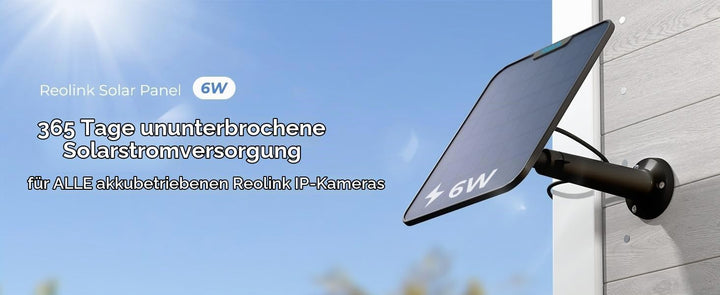 Reolink Solar Panel 2 Schwarz (5,8W)