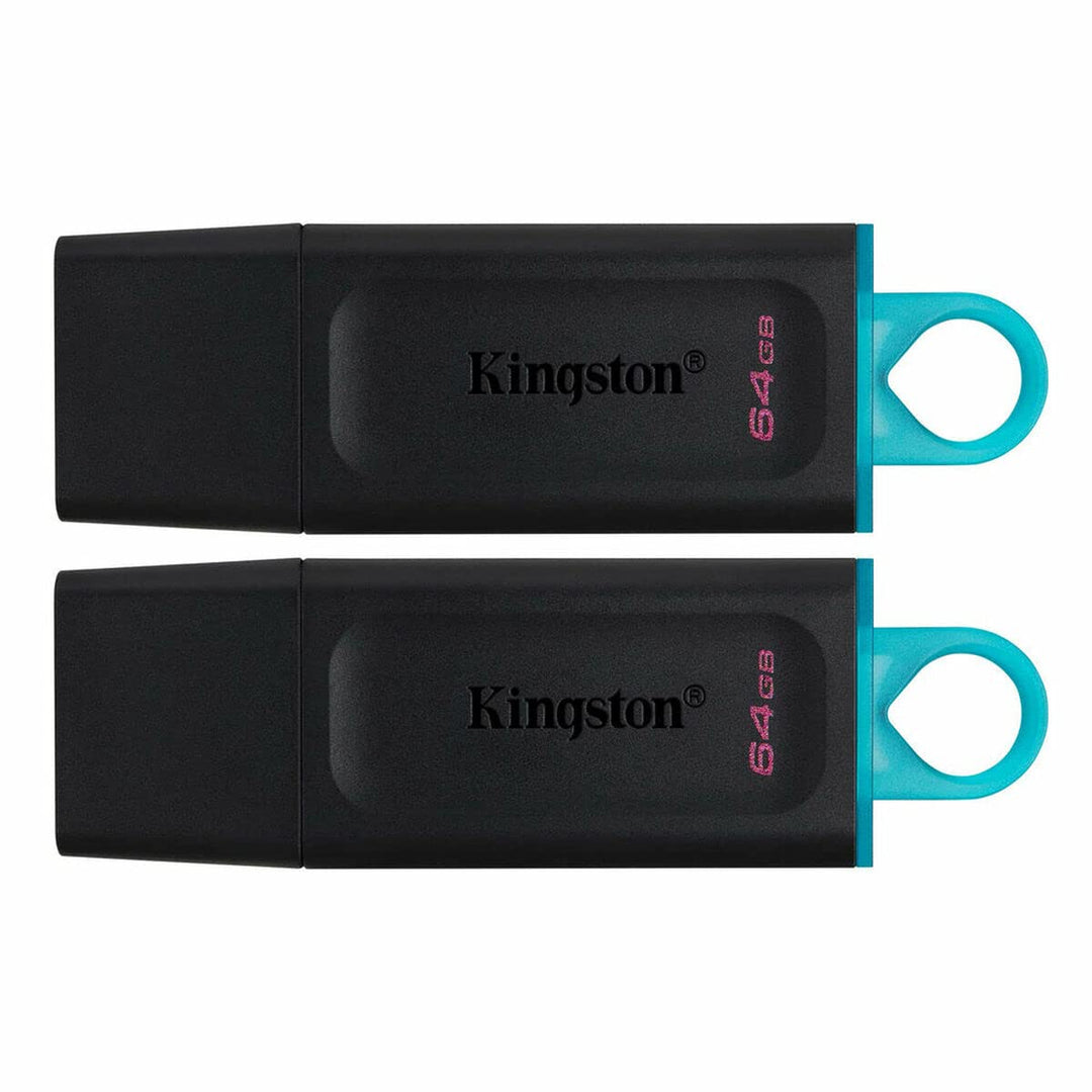 Kingston DataTraveler Exodia DTX/64GB-2P USB-Stick 3.2 Gen 1 - mit Schutzkappe und Schlüsselring in
