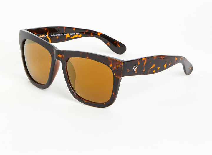 CHPO Unisex Haze Sunglasses 54 Turtle Brown, 54 Turtle Brown