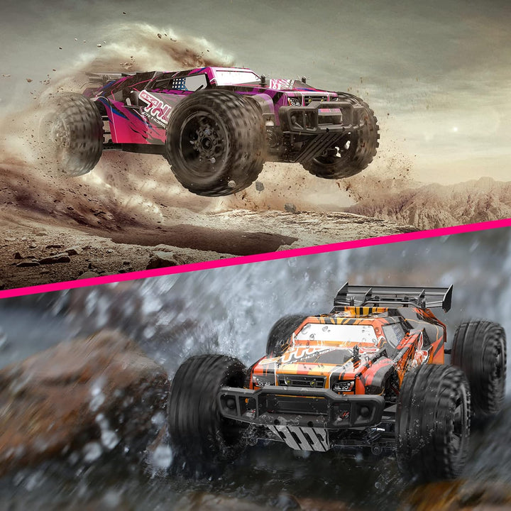 DEERC 200E Ferngesteuertes Auto mit Bürstenloser Motor, 4WD 1:10 RC Car Geländewagen Offroad mit 2 A