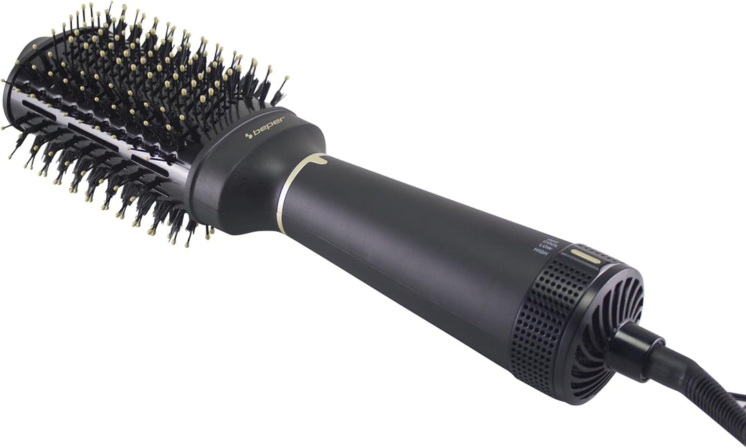 BEPER P301PIS102 Volumising Haartrockner-Bürste, 1200W, Bürste zum Glätten, Volumisieren und Locken,