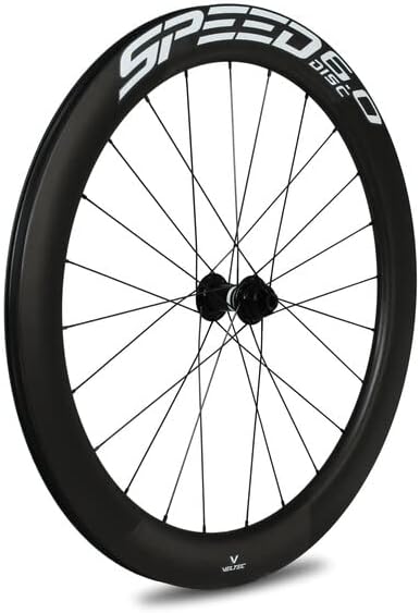 Veltec Unisex – Erwachsene Laufradsatz Speed 6.0 18mm SR Disc XDR 12x100/12x142, schwarz/weiss, 622-