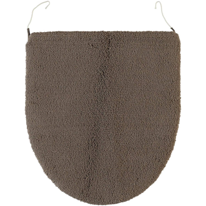 Rhomtuft Badteppiche Square Taupe - 58 Deckelbezug 45x50 cm, Deckelbezug 45x50 cm