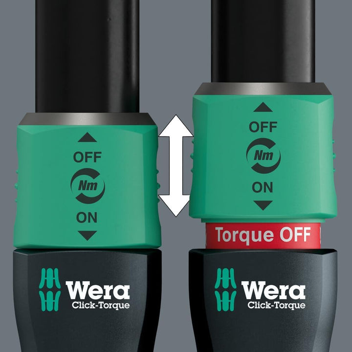 Wera 05075692001 Click-Torque Lock C 3 Drehmomentschlüssel, einstellbar, Umschaltknarre, Torque Lock