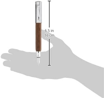 Faber-Castell 147583 - Füllfederhalter Ondoro Räuchereiche, Feder: B, Schaftfarbe: braun, Füller B B