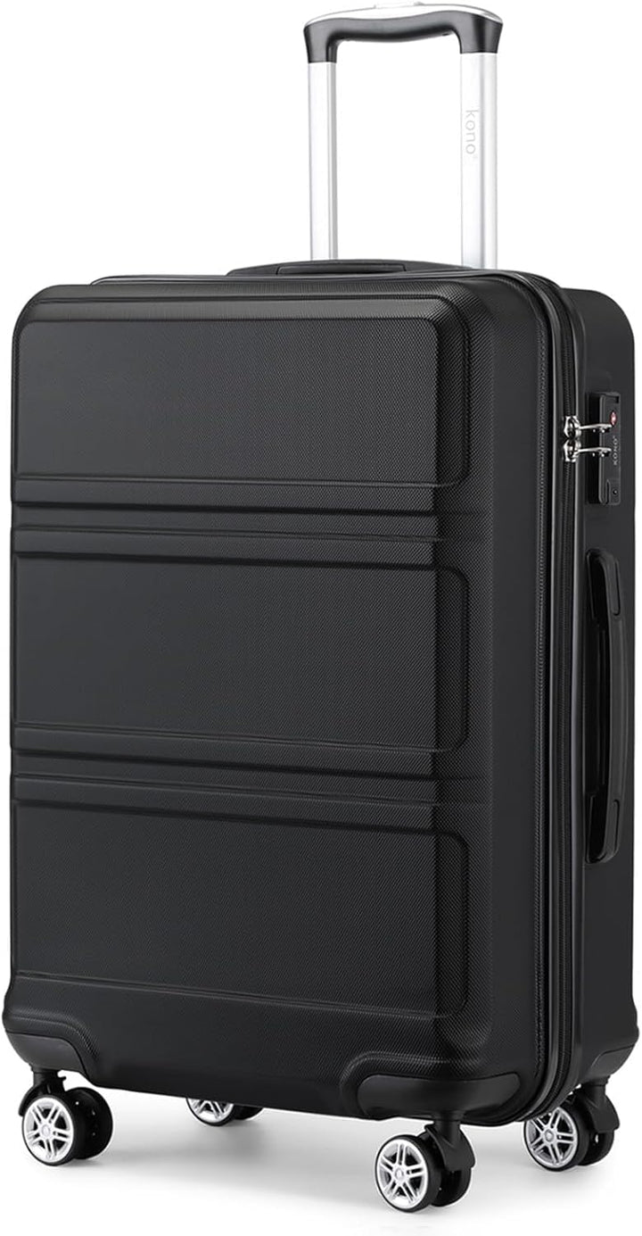 KONO Koffer Grosser 28 Zoll Leicht ABS+PC Hartschalenkoffer XL mit TSA-Schloss Reisekoffer mit 4 Rol