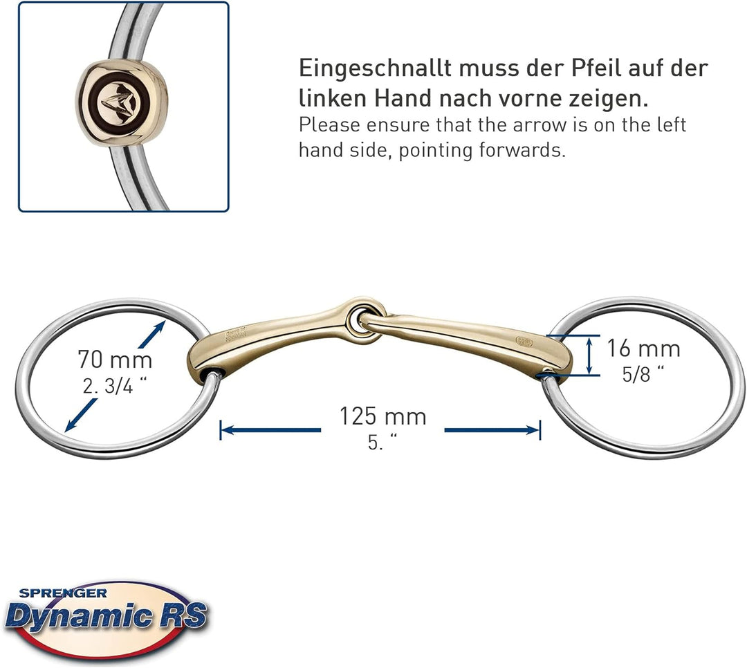 Sprenger DynamicRS einf.gebr.Wassertr.16mm SENSOGAN silber 12.5, silber 12.5