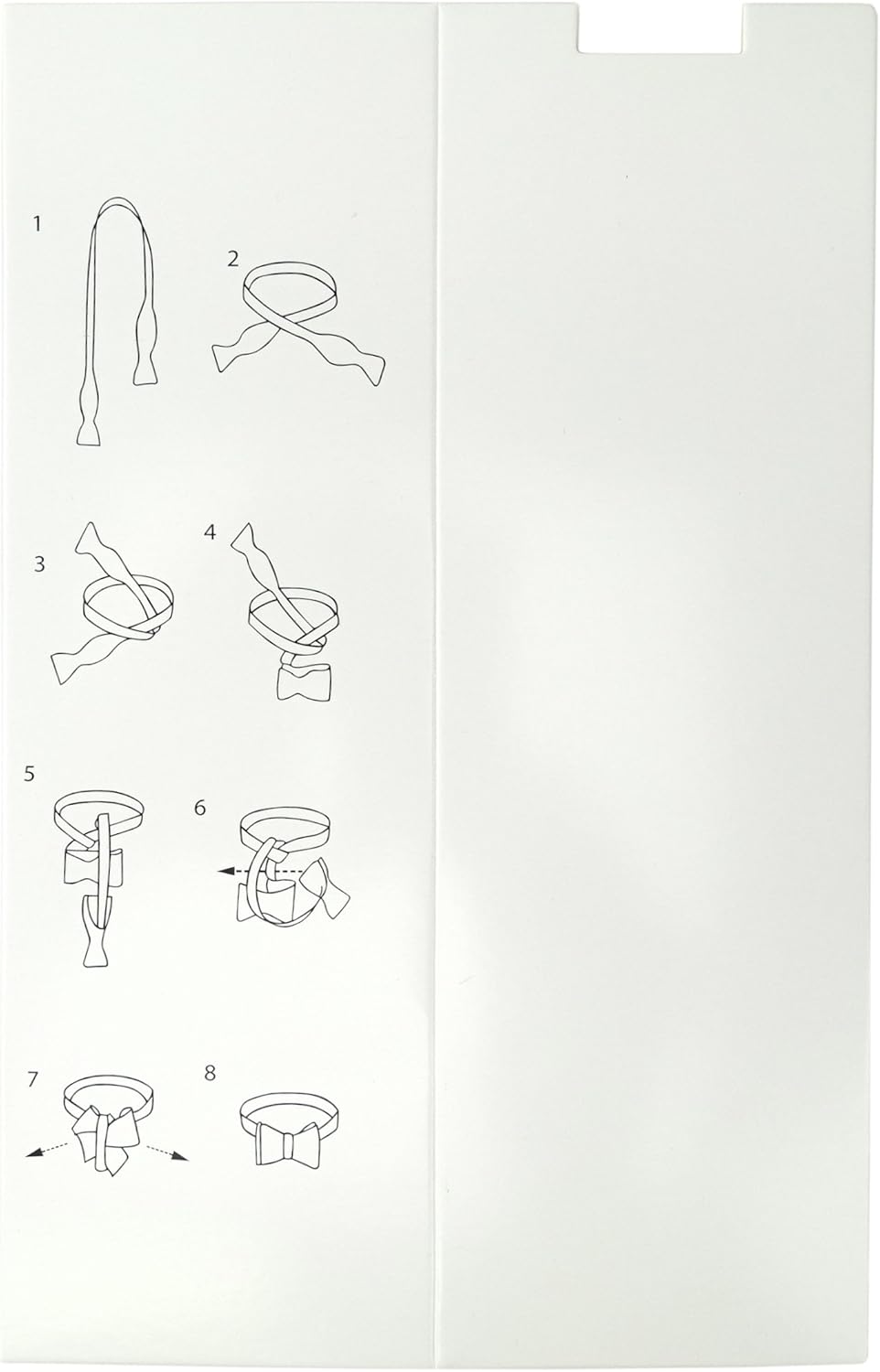 TigerTie Selbstbinder Piqué in Uni gemustert, Querbinder 100% Baumwolle + Aufbewahrungsbox Blau-weis